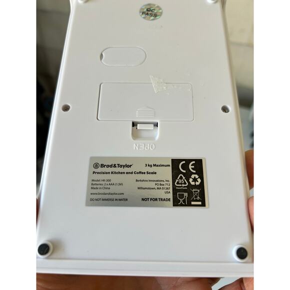 Brod & Taylor Precision Kitchen & Coffee digital Scale hk300 3kg max timer units - Picture 4 of 4